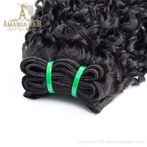 Royce Cheap 100% Cuticle Aligned Virgin Remy Indian Temple Human Hair Fumi Loose Weave Double Drawn Extensions in China